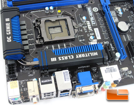 MSI Z77A-GD65 'Ivy Bridge' Motherboard Layout