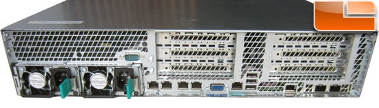 Intel R2000GZ Server - Rear