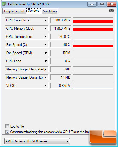 Gigabyte Radeon HD 7770 1GB GPU-Z Idle