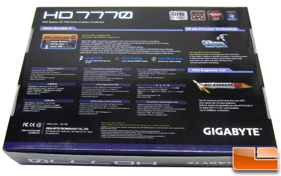 Gigabyte Radeon HD 7770 OC Retail Box