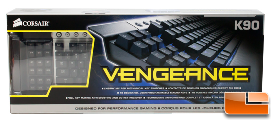 Corsair Vengeance K90 Keyboard package