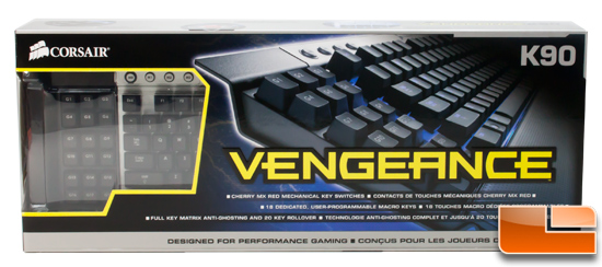 Corsair Vengeance K90 Keyboard package Corsair Vengeance K90 Keyboard package