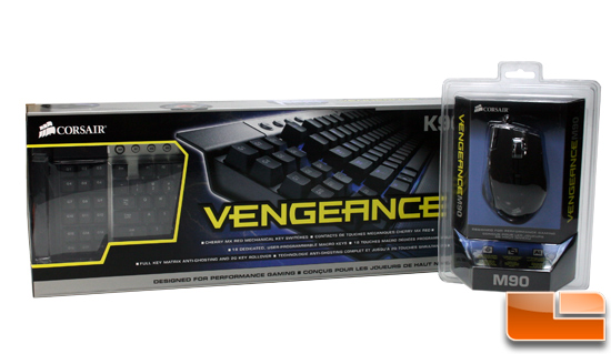 Corsair Vengeance K90 and M90 package