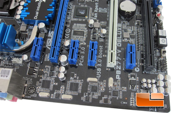 ASUS P8Z77-V Deluxe Motherboard Layout