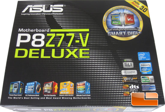 ASUS P8Z77-V Deluxe Retail Packaging ASUS P8Z77-V Deluxe Retail Packaging