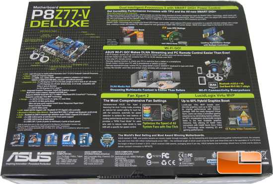 ASUS P8Z77-V Deluxe Retail Packaging