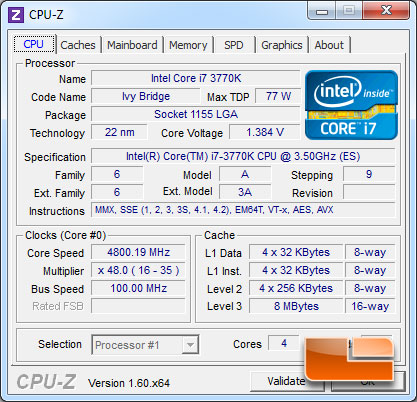 ASUS P8Z77-V Deluxe 'Ivy Bridge' Intel 3770K Overclocking