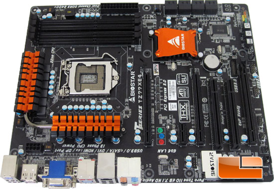 BIOSTAR TZ77XE4 Z77 Motherboard Layout