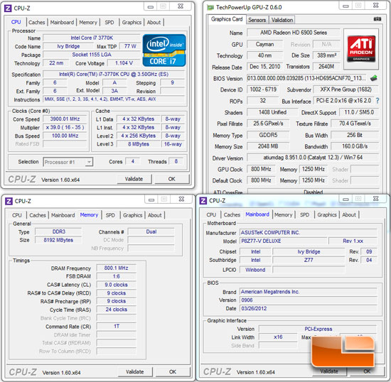 ASUS P8Z77-V Deluxe System Settings