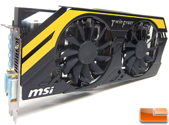 MSI R7970 Lightning Video Card Front