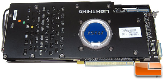 MSI R7970 Lightning Video Card Back