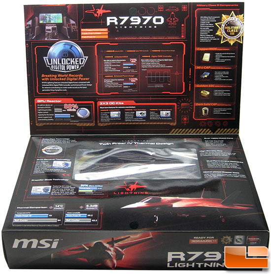 MSI R7970 Lighting Video Card Retail Box
