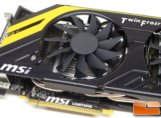 MSI R7970 Lightning Video Card Fan