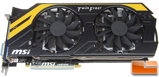 MSI R7970 Lightning Video Card Front