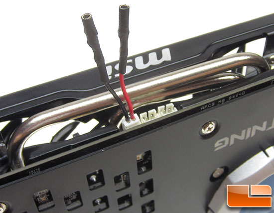 MSI R7970 Lightning Video Card Voltage Probes