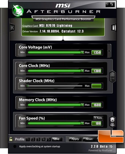 MSI AfterBurner 2.2 Beta 15