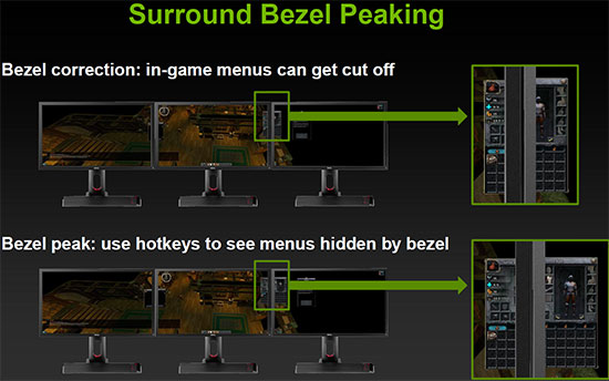 NVIDIA Bezel Peeking