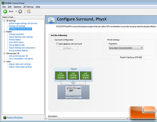 NVIDIA Surround Setup