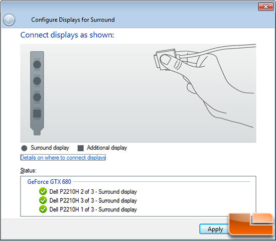 NVIDIA Surround Setup