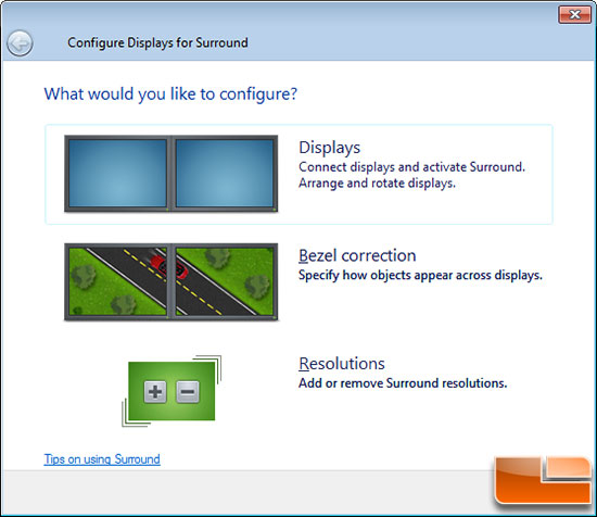 NVIDIA Surround Setup