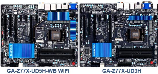 Gigabyte Z77 Motherboards