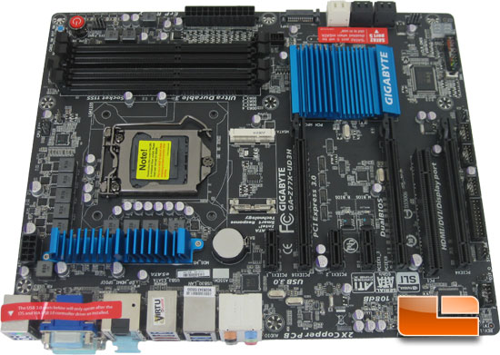 GIGABYTE GA-Z77X-UD3H Motherboard Layout