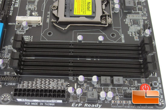 GIGABYTE GA-Z77X-UD3H Motherboard Layout