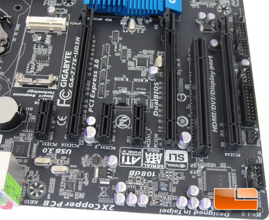 GIGABYTE GA-Z77X-UD3H Motherboard Layout