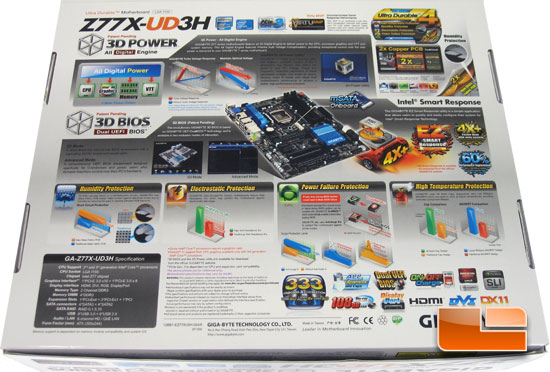 GIGABYTE GA-Z77X-UD3H Retail Packaging