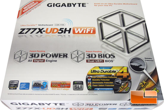 GIGABYTE GA-Z77X-UD5H WiFi Retail Packaging