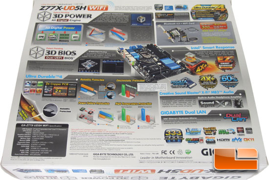 GIGABYTE GA-Z77X-UD5H WiFi Retail Packaging