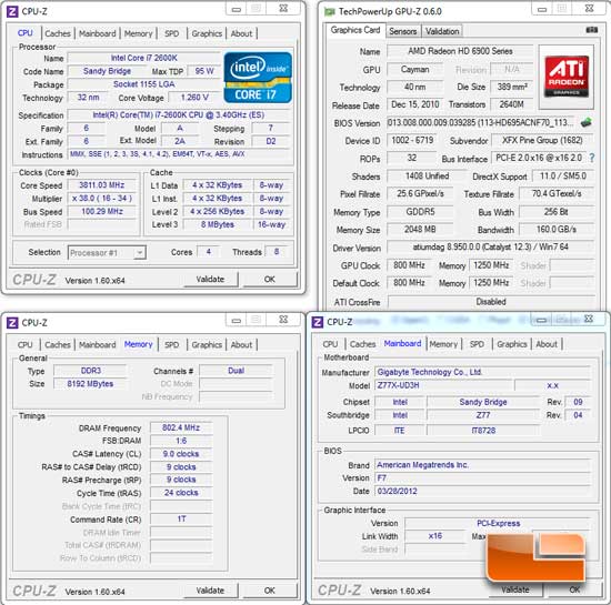 GIGABYTE Z77X-UD3H System Settings