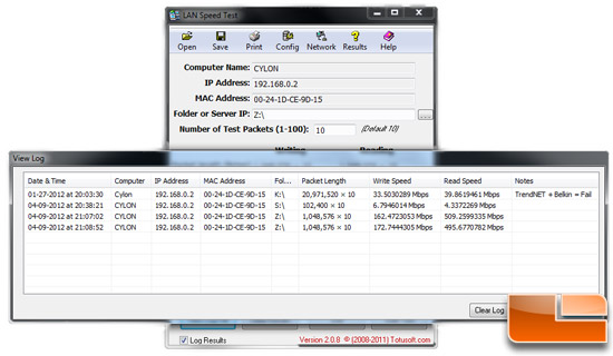 TotuSoft LAN Speed Test