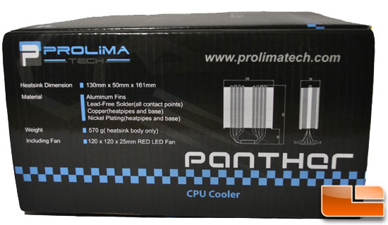 Prolimatech Panther CPU Cooler Box