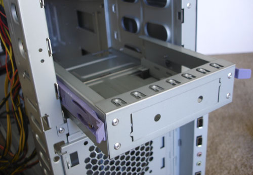 removeable drive bay
