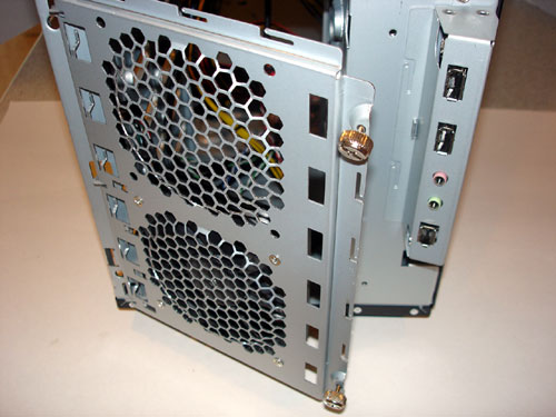 HDD cage door