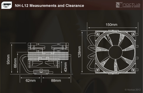 Noctua NH-L12 CPU Cooler