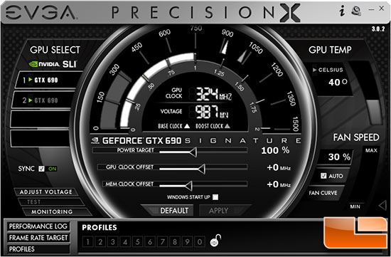 EVGA Precision 3.0.2 Overclocking Utility