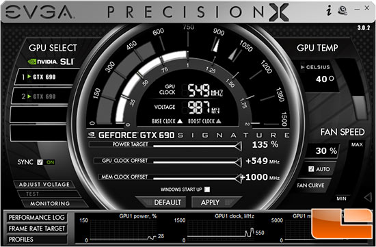 EVGA Precision 3.0.2 Overclocking Utility