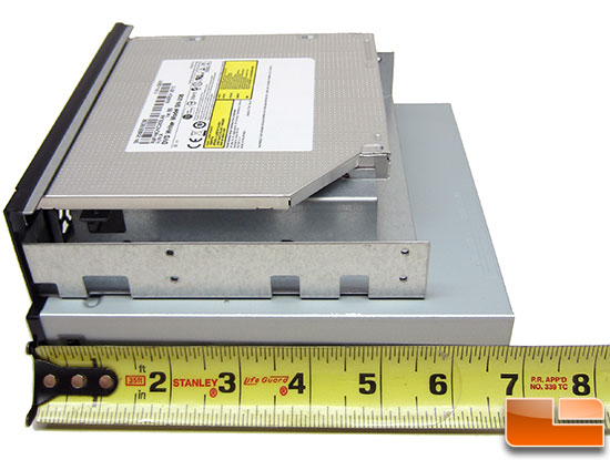 Shallow Depth DVD Drive Solution