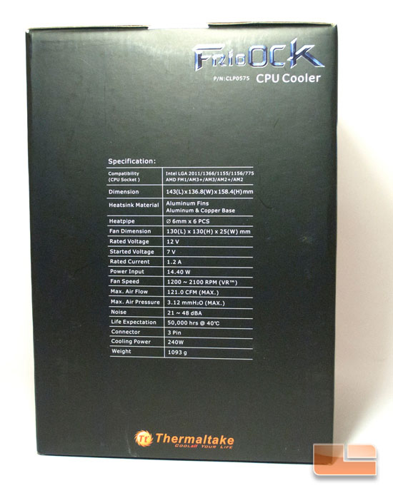 Thermaltake Frio OCK Box Side