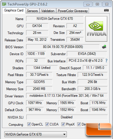 EVGA Precision X 3.0.2 Overclocking Utility