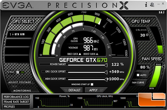 EVGA Precision 3.0.2 Overclocking Utility