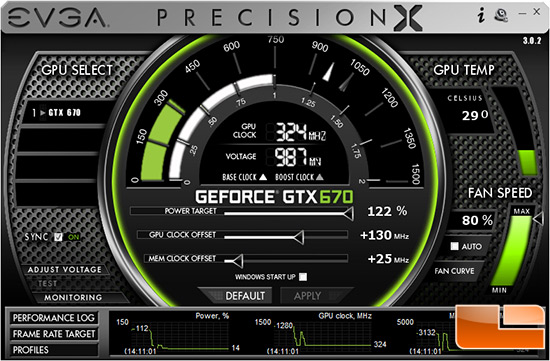 EVGA Precision 3.0.1 Overclocking Utility