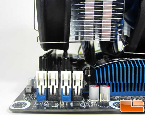 Thermaltake Frio Extreme the fans installed