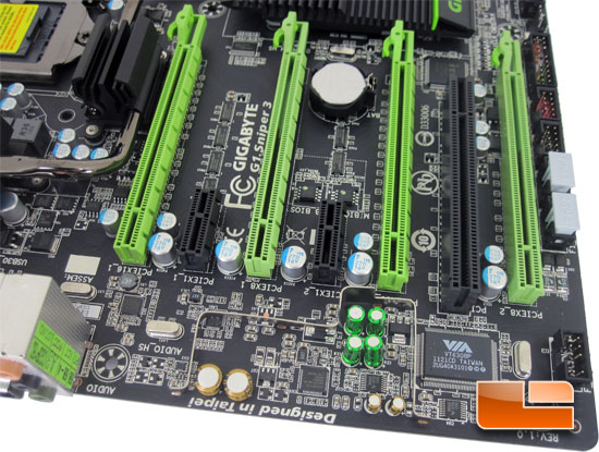 GIGABYTE Intel Z77 G1 Sniper 3 ATX Motherboard Layout