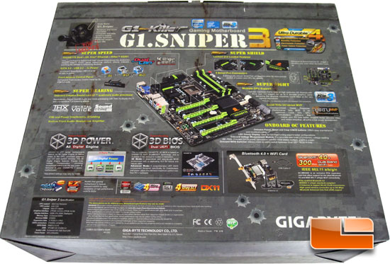 GIGABYTE Intel Z77 G1 Sniper 3 ATX Motherboard Retail Box and Bundle