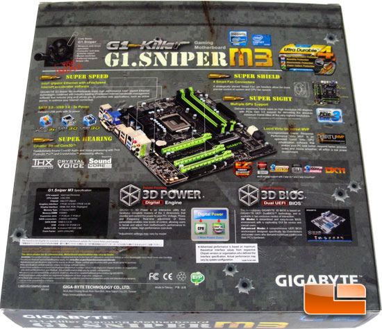 GIGABYTE Intel Z77 G1 Sniper M3 mATX Motherboard Retail Box and Bundle