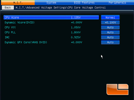 GIGABYTE G1.Sniper3 Overclocked BIOS Settings