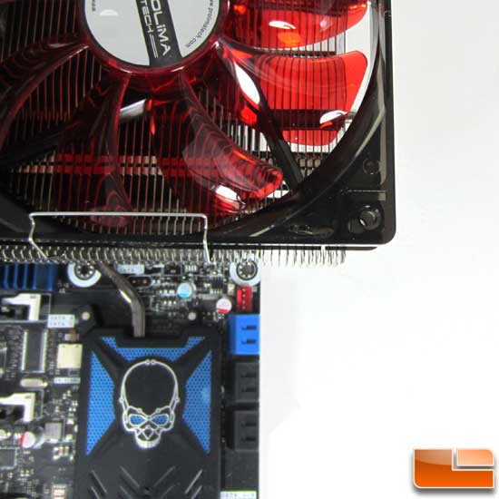 Prolimatech Genesis CPU Cooler overhang